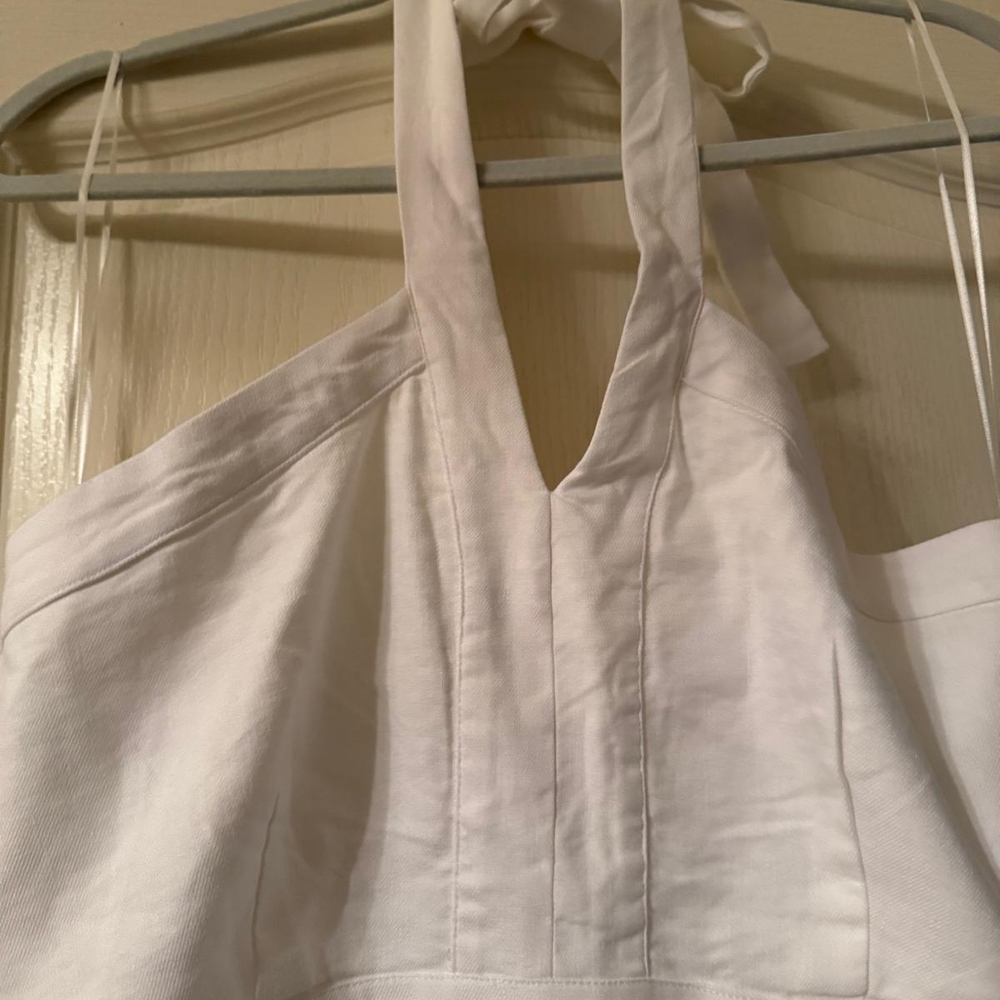 Ann Taylor White Backless Dress - Picture 4 of 6